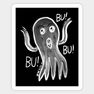 Inverted cute scary ghost Cuten Bububu Magnet